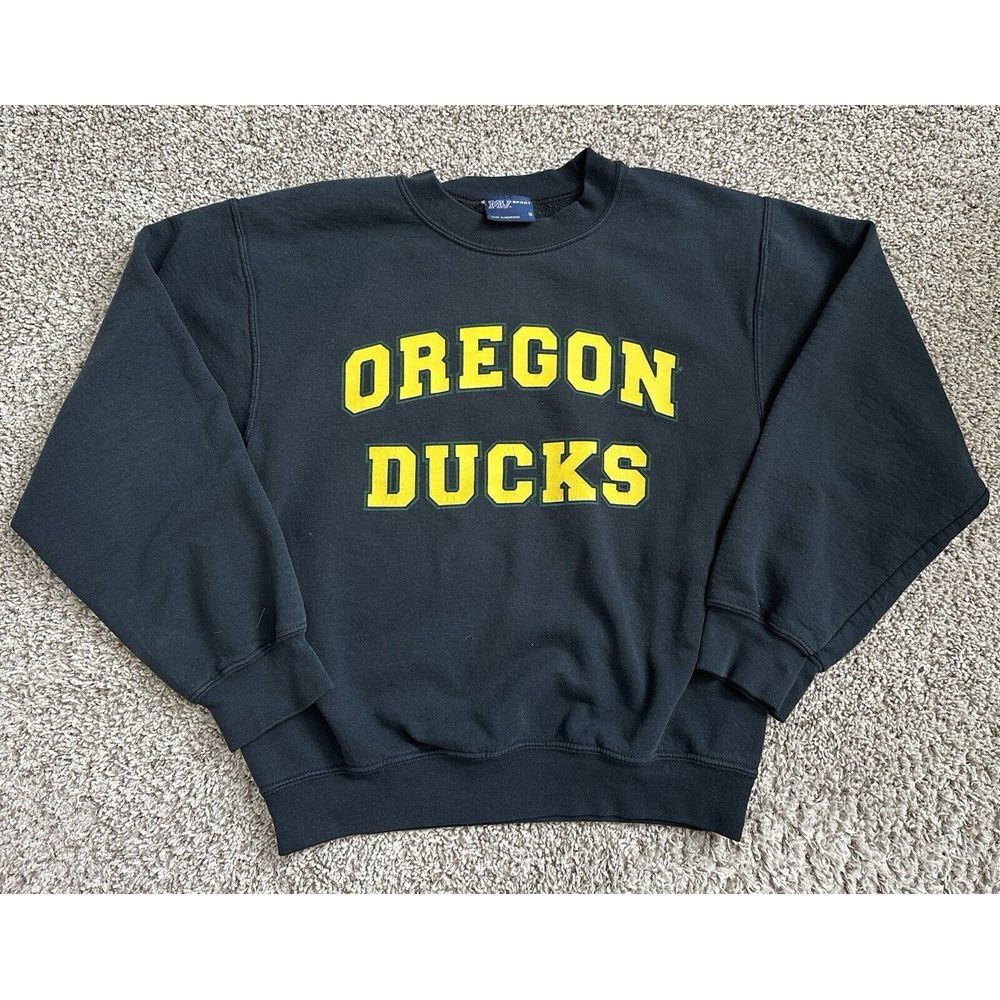 MV Sport Black Oregon Ducks Sweatshirt